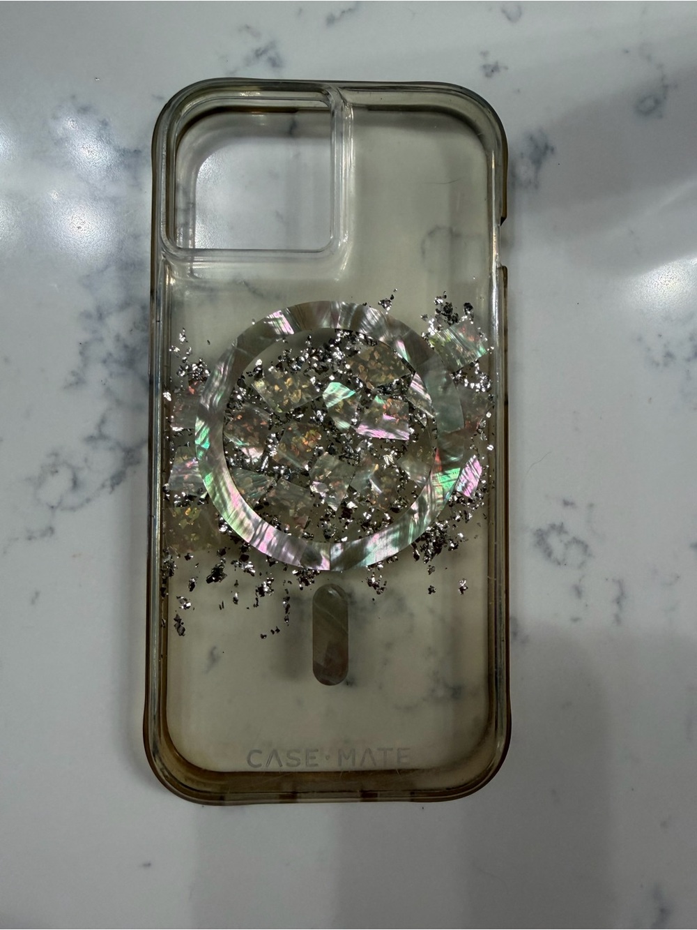 Case-Mate Mag Karat  Glitter Clear Phone Case iPhone 15/14/13